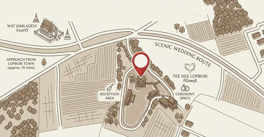 Tinee Lopburi venue map
